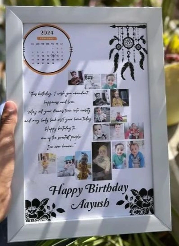 Best Birthday & Anniversary Gift||Photo Frame  - A4