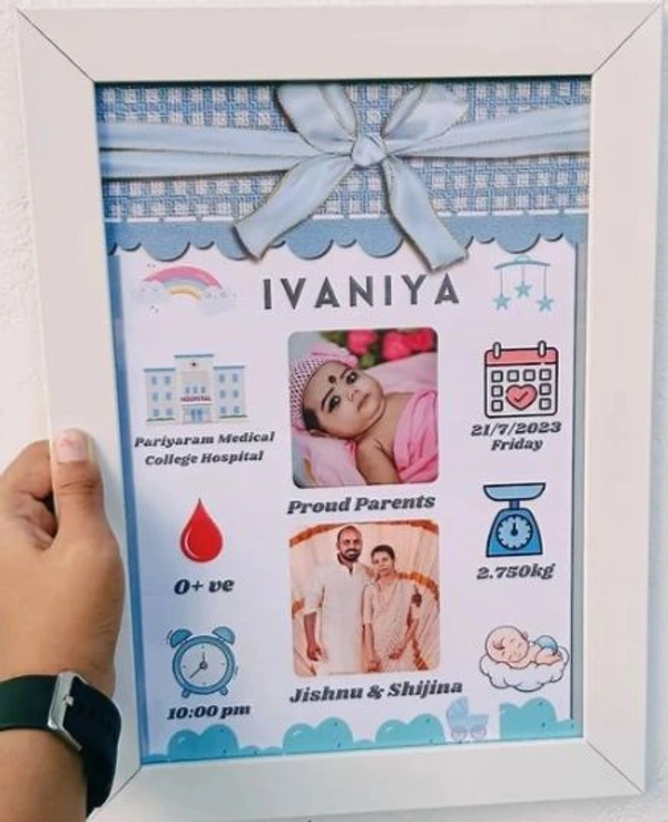Baby Birth Photo Frame 