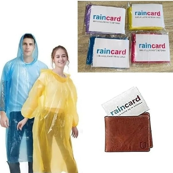Set of ( 5 ). Mini RainCoat . 5 Raincoat Included .