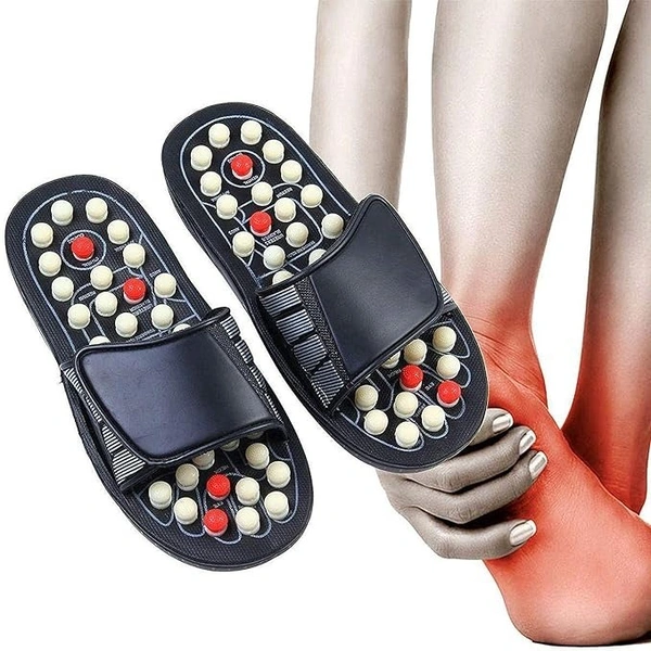 HUSB Spring Acupressure and Magnetic Therapy  Paduka Slippers for Full Body Blood Circulation Natural Slippers For Men and Women  .⭐⭐⭐⭐⭐ 4.8/5 reviews