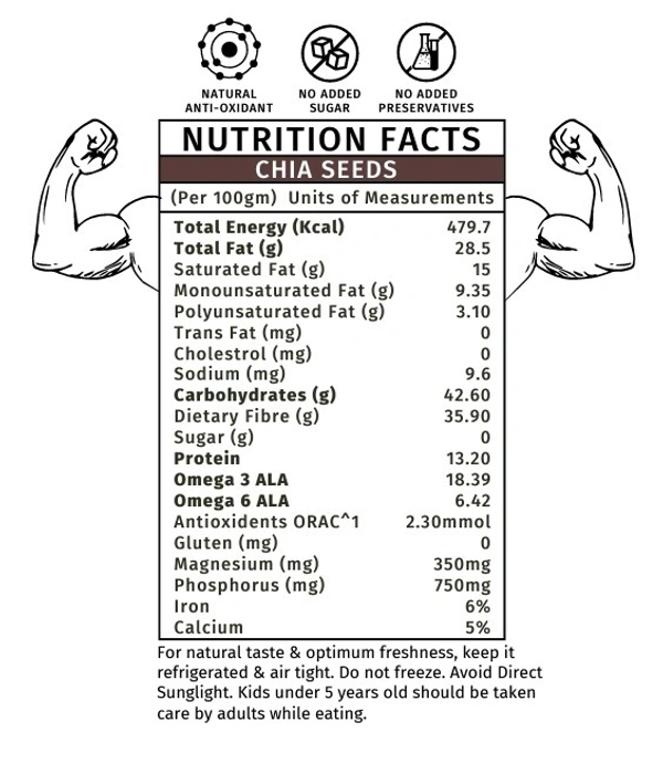 Chia Seeds - 750gm