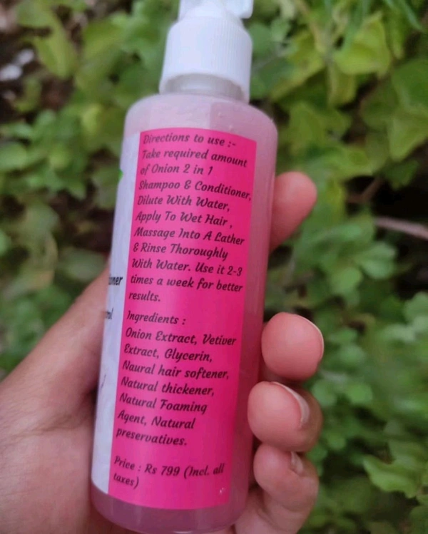 Onion 2 in 1 Shampoo And Conditioner 