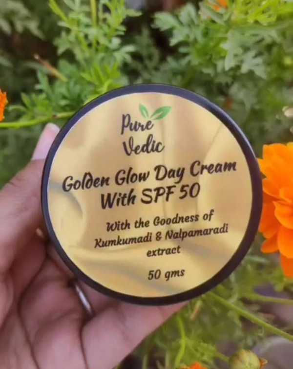Golden Glow Day Cream With SPF 50