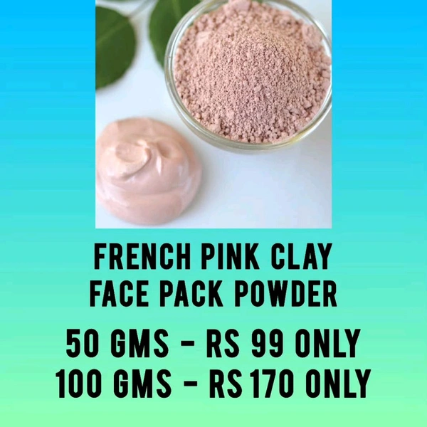 French Pink Clay - 100 Gms