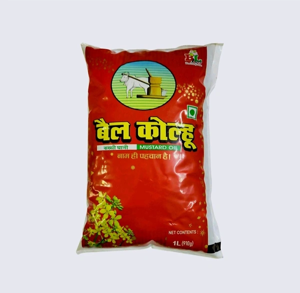 Bail Kolhu Agmark Kachchi Ghani Sarso Tel - 1Lit