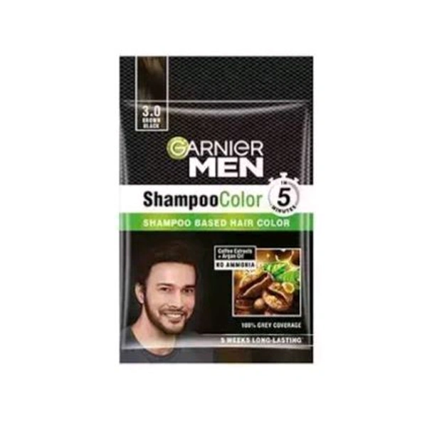 Garnier Man Shampoo Colour Hair Dye (Pouch)