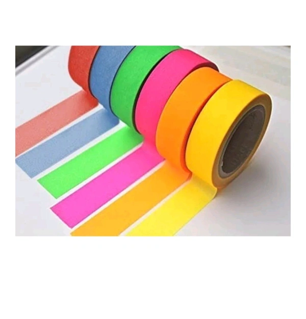 Paper Tape Set Of 6 Attractive Multi Colour 