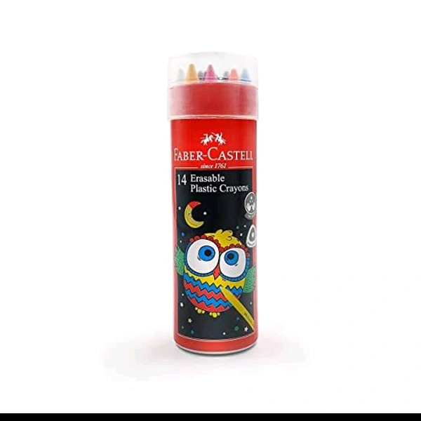 Faber- Castle Erasable Crayon Colour  - 10