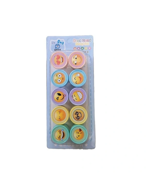 10 PC Stamps For Kids Fancy Stationary Items 