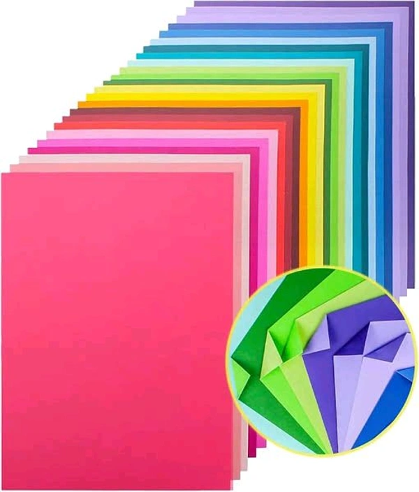 Fluorescent Sheet Paper ₹8/ Per Co - Pink Flamingo
