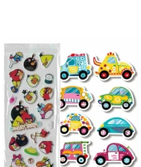Barbie Puffy Self Stickers Multicolour