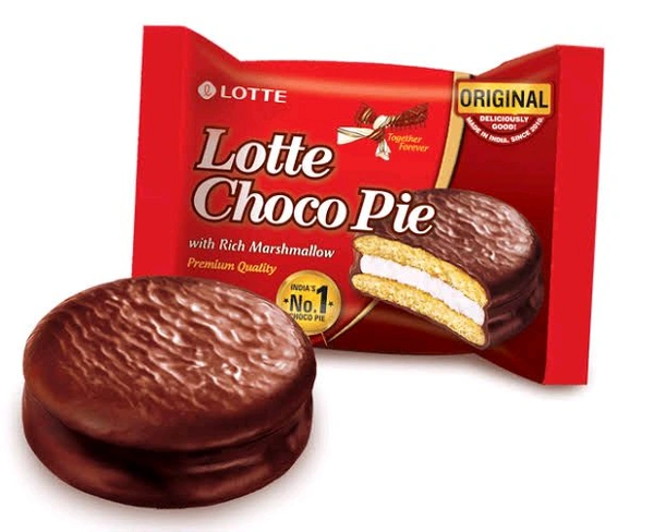 Lotte Choco Pie Cream Biscuits 