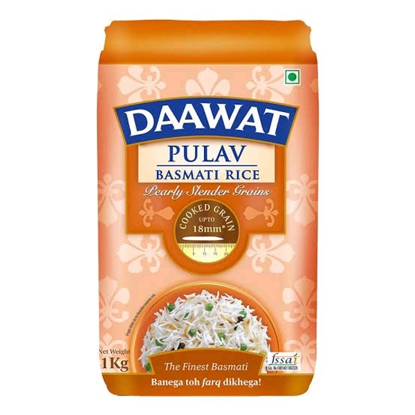 Daawat Pulav Basmati Rice 1kg
