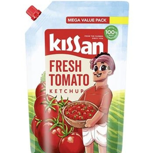 Kissan Fresh Tomato Ketchup 90gm  - 90gm