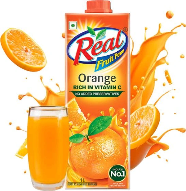 Real Fruit Power Orange Juice 1L 