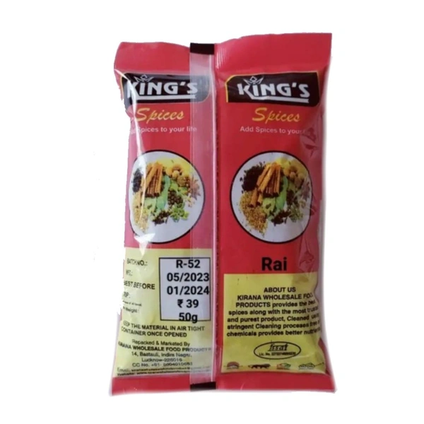 King's Mustard Seeds 50g 