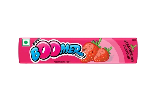 Boomer Strawberry Chewing Gum 