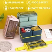 3 Cotainers Lunch Box  