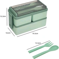 3 Cotainers Lunch Box  