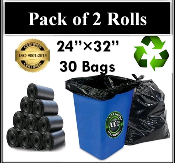 Biodegradable Garbage Bag (24×32 Inch) Pack Of 2 