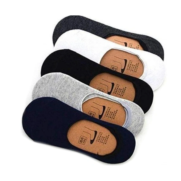 Cotton No Show Socks (Pack Of 1)  - 1, Gray