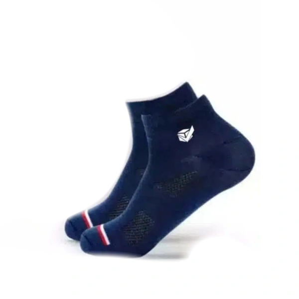 Cotton Ankle Socks ( Free Size Set Of 1) - 1, Black, Free Size