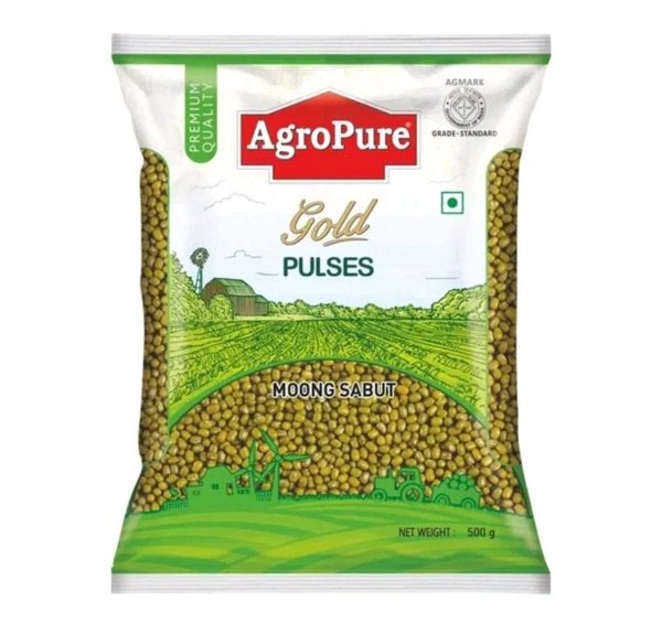 Agropure Gold Moong Sabut 500g 