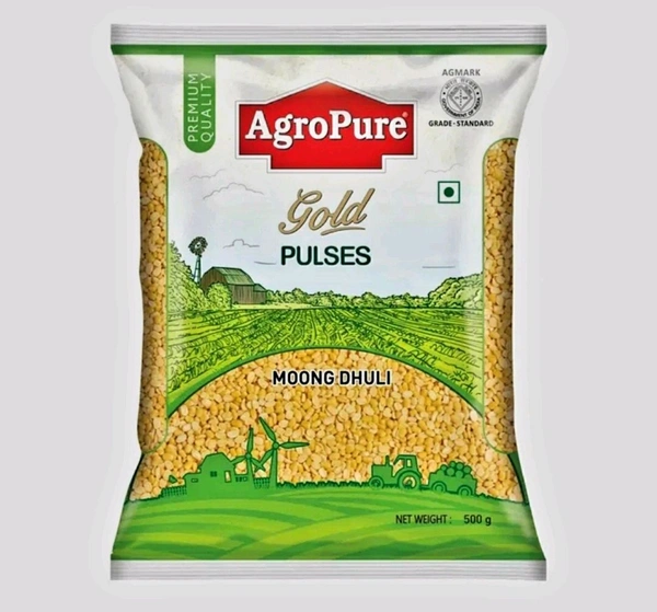Agropure Gold Moong Dhuli Dal 500g 