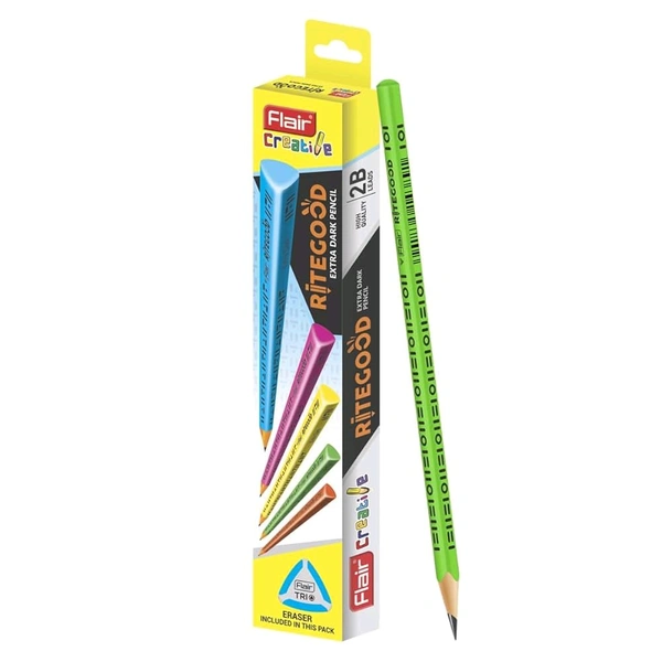 Flair Creative Riteo Extra Deark Pencil 10 Pieces