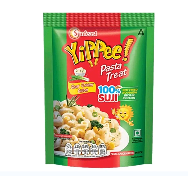 Sunfeast Yipppee Pasta Treat Cream Onion 