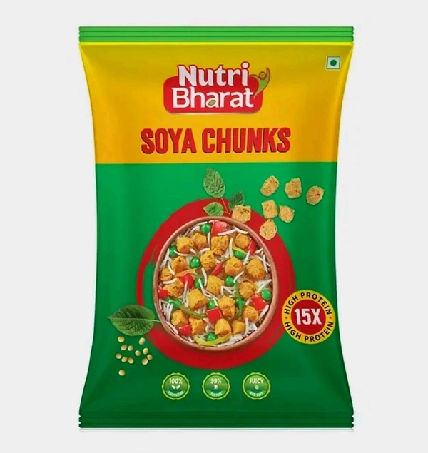 Nutri Bharat Soya Chunk  - 250g