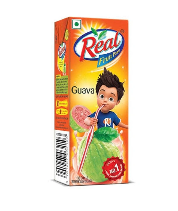Real Guava Fruit Juice (Tetra Pack) - 180ml