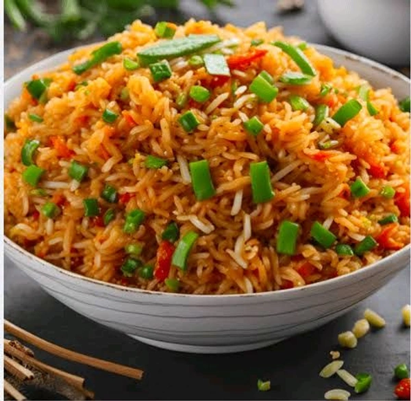 Veg Shezwan Fried Rice ( Half Plate ) - 6pm To 9pm