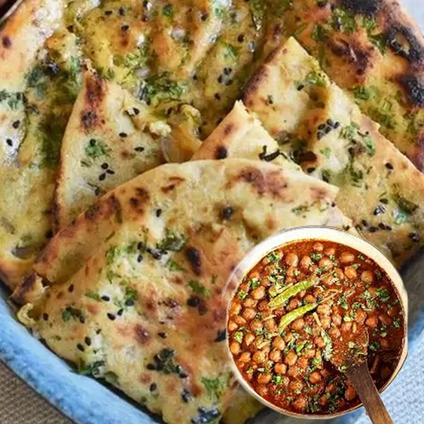 Paneer Kulcha (With Chola ) 2 Pc . - 11am To 9pm