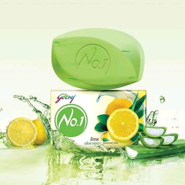 Godrej No.1 Lime & Aloe Vera Soap ( Buy & Get Free-  4 +1 )