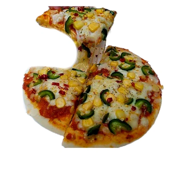 Crush Veggie Pizza (M) - Onion Capsicum & Golden Corn