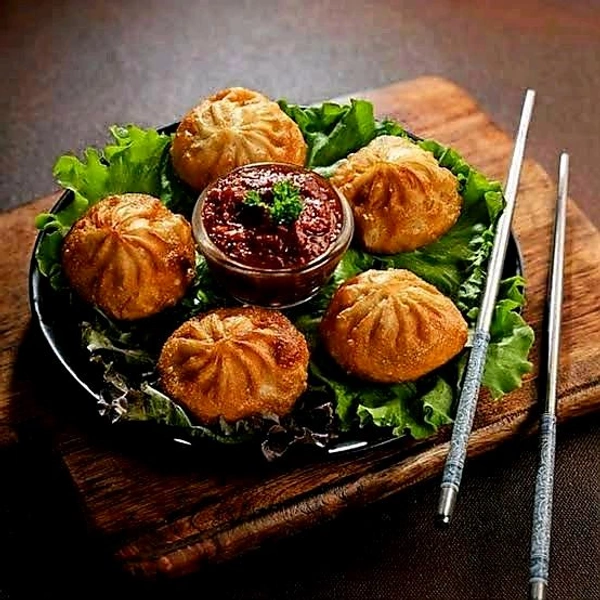 Veg Fry Momos (Half) - 6 Pieces (1pm To 9pm)