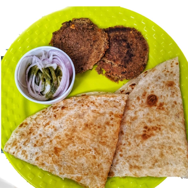 Veg-Kabab & Paratha ( Set Of 2 )