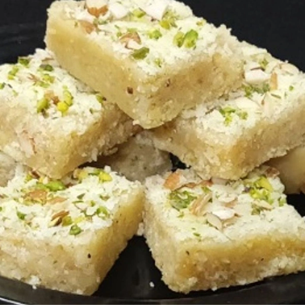 White Kalakand ( Milk Cake )