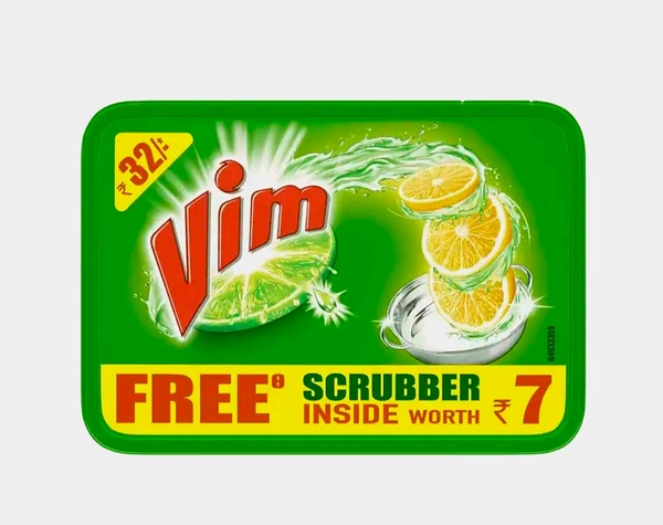 Vim Bar ( Scrubber Free Worth ₹ 7)