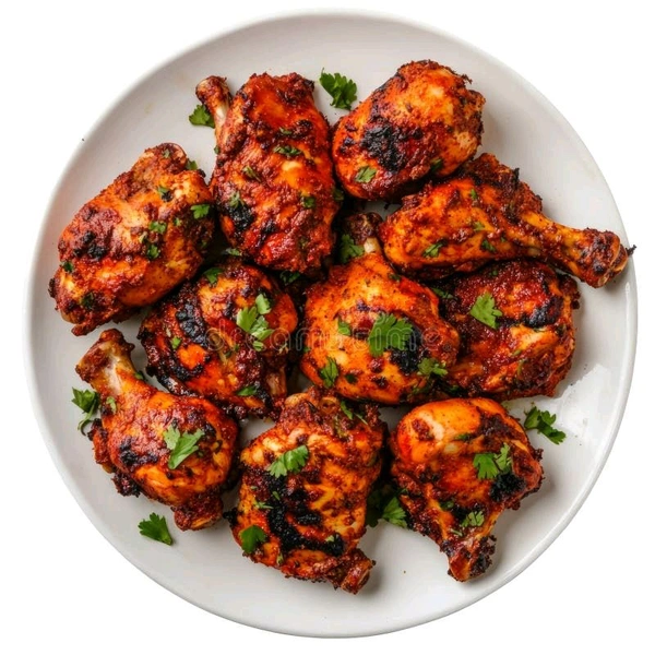 A Platter Of Tandoori Chicken (Half) - 1pm To Pm