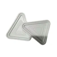 Snacks Paper Triangle Plates - 50 Pcs