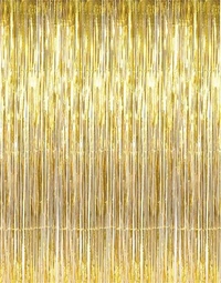 Foil Fringe Curtain Colour Your Party  - Silver