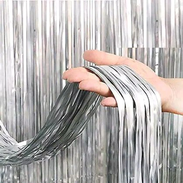 Foil Fringe Curtain Colour Your Party  - Purple Pizzazz