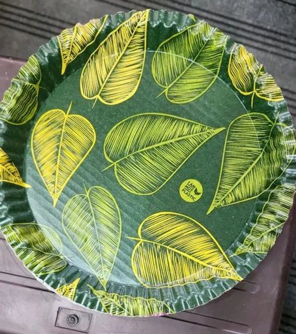 12 Inch Disposable Printed Paper (1dozan ) - 12 Pieces