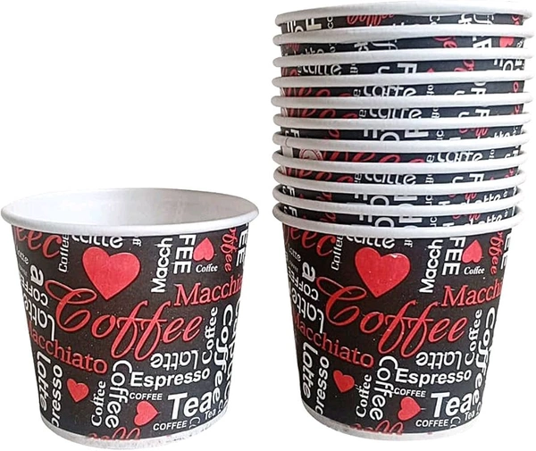 Coffee Cup ( Set Of 12) - 180ml, Green