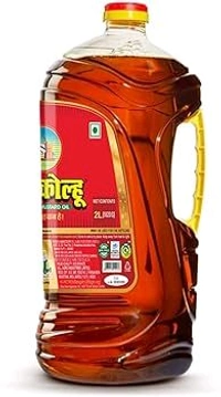 Bail Kolhu Kachi Ghani Mustard Oil  - 2Lit
