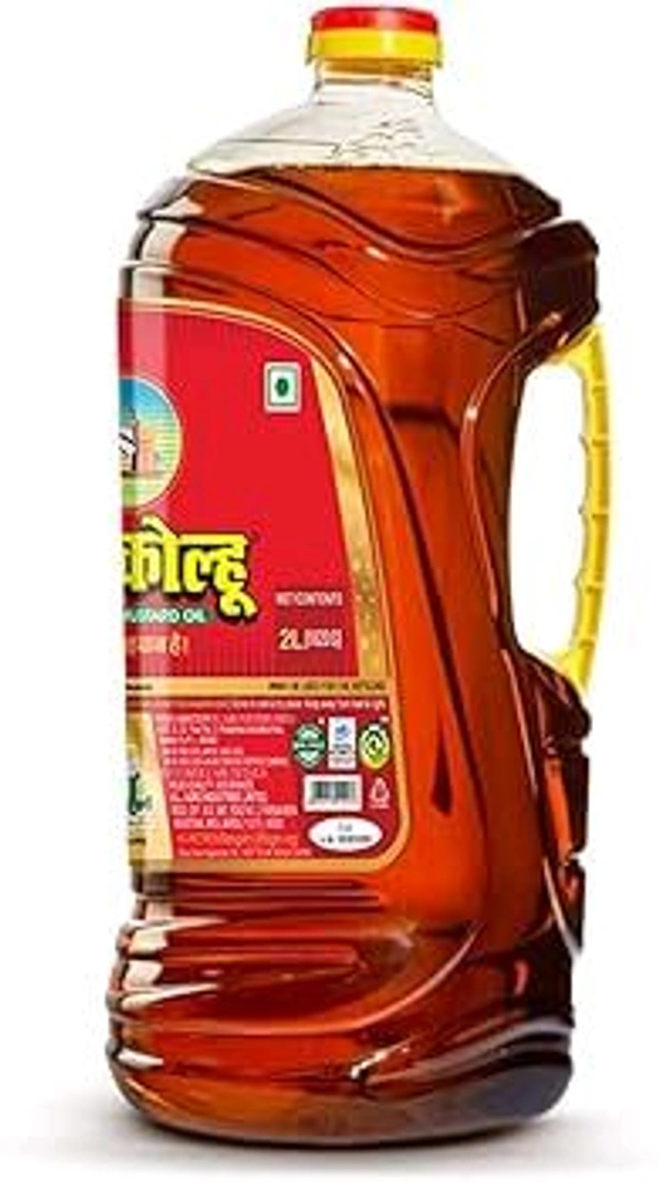 Bail Kolhu Kachi Ghani Mustard Oil  - 2Lit