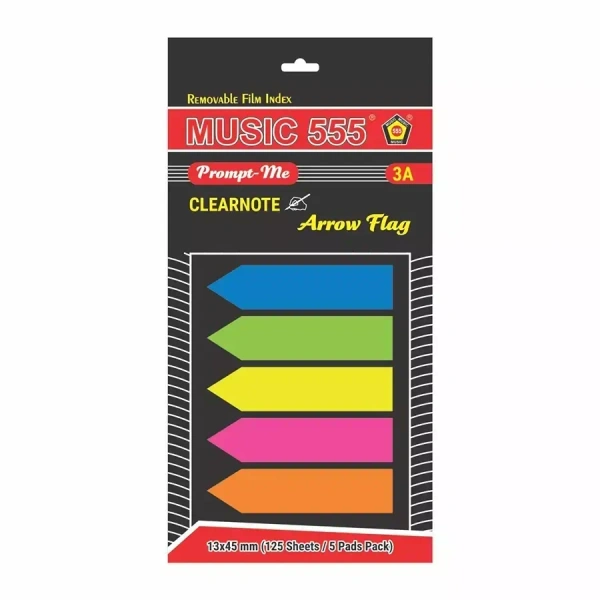Music 555 Clearnote Arrow flag