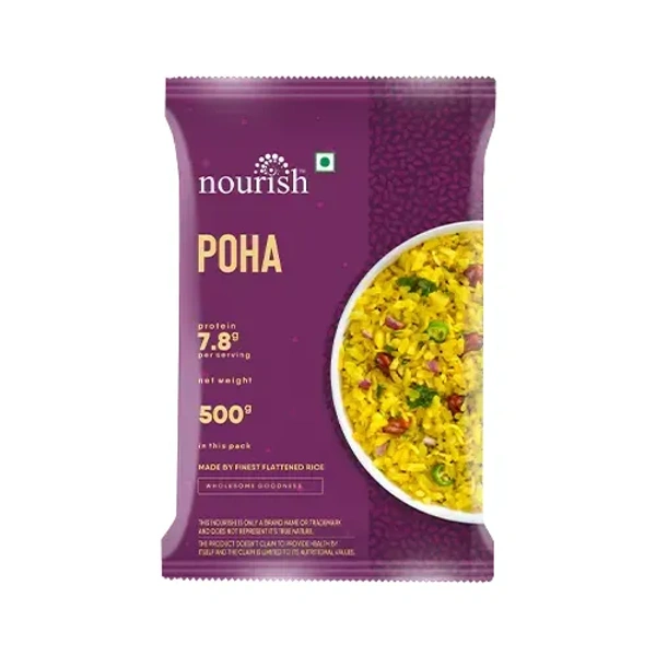 Nourish Poha Rice Pouch - 500gm